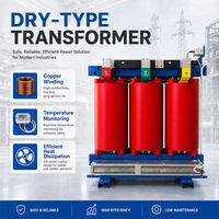 Transformador de Potencia Tipo Seco MingZheng SCB12 de 100 Kva para Exteriores, con Buena Disipación de Calor, 10KV 400V, Resina Epoxi Fundida