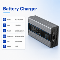 Chargeur de batterie 60V72V 700W 72V 10A pour vélo électrique, type enfichable, entrée 100-240V
