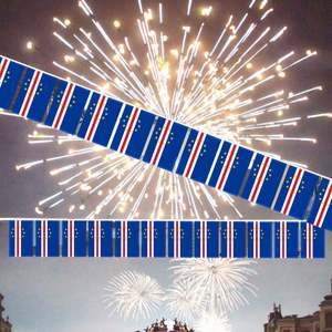 Vente en gros de guirlandes de drapeaux de l'île <span class=keywords><strong>Maurice</strong></span> avec taille et motif personnalisés pour la décoration - Product Image 5