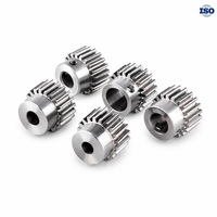 Service de fraisage CNC sur mesure, engrenage droit en acier, pièces usinées de précision OEM pour l'axe de transmission du moteur