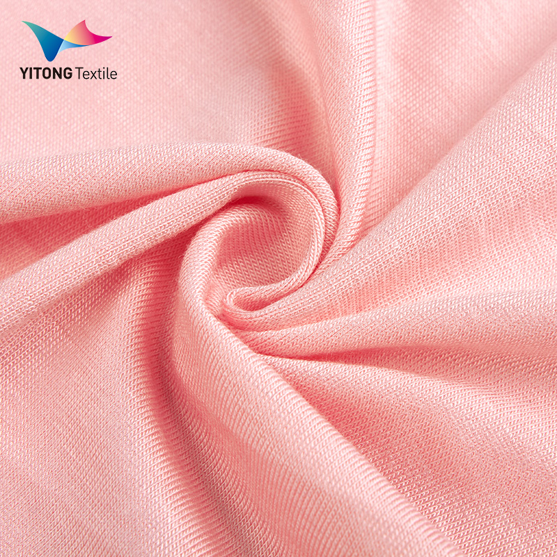New Arrival 180 Gsm Viscose Knit Fabric 93% Viscose 7% Spandex Fabric for T-shirt Clothing