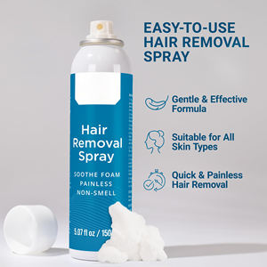 Ingrédients naturels de marque privée spray <span class=keywords><strong>dépilatoire</strong></span> intime efficace et indolore <span class=keywords><strong>mousse</strong></span> épilation <span class=keywords><strong>mousse</strong></span> spray pour femmes et hommes - Product Image 5