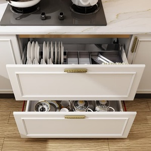 Gabinetes de Cocina Modulares Ecológicos de Madera Sólida Estilo Francés, Muebles de Cocina Modernos para Toda la Casa - Product Image 5