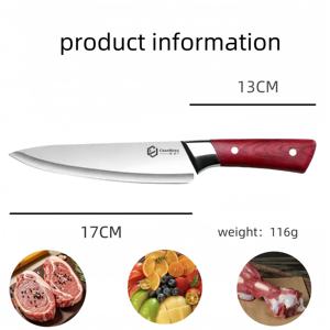 Fabrika fiyat özel şef çok paslanmaz çelik Boning Cleaver 3Cr13 çelik PP et mutfak gıda için keskin mutfak kolu - Product Image 4