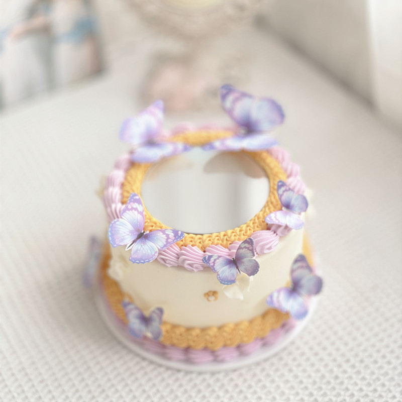 Candela Numero 6 Per Torta Di Compleanno – Forma Grande Farfalla Viola, 9 Cm, Cera Di Qualità, Per Feste E Decorazioni - 6