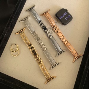 Nuovo cinturino da donna in lega di zinco retrò, adatto per iWatch S10, cinturino per <span class=keywords><strong>Apple</strong></span> <span class=keywords><strong>Watch</strong></span> S987 <span class=keywords><strong>SE</strong></span> - Product Image 1