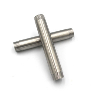 SS đóng núm vú ren núm vú 304 không gỉ NPT chủ đề 3/8 "Ống thép không gỉ núm vú - Product Image 6