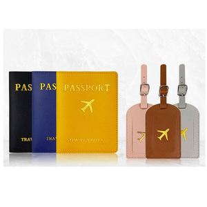 Fundas para Pasaportes de Cuero PU para Parejas, Sublimables, al por Mayor, con Etiqueta para Equipaje, Regalo de Viaje - Product Image 2