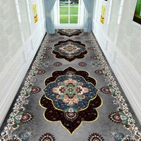 Tapis de couloir rectangulaire long, design moderne personnalisé, fabriqué à la machine, pour la décoration de la maison