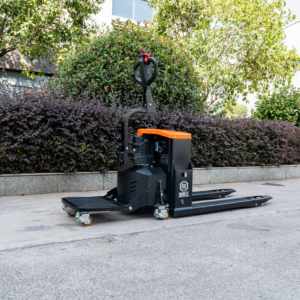 Fußpedal-Voll-Elektro-Hubwagen Stehend Angepasstes Frachtausrüstung für Innen- und Außenbereich Lagerhaus-Warentransporter - Product Image 5