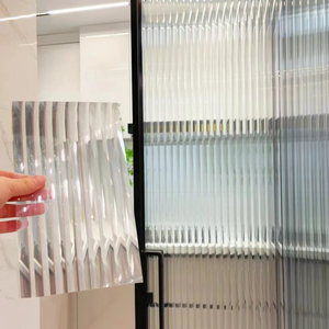 Película de Vidrio Estriado para Protección de la Privacidad, Decoración de Ventanas para el Hogar y la Oficina, 1.52*30m - Product Image 1