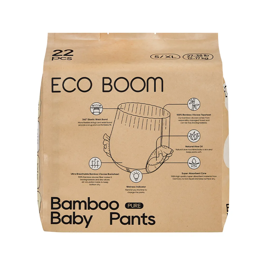 ECO BOOM-Pantalon à couches naturel, écologique et durable à base de plantes