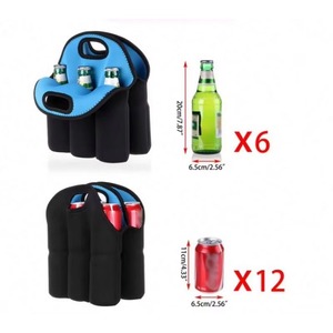 Échantillon Gratuit - Lot de 6 Sacs Isothermes BSCI pour Bière et Eau, Porte-Bouteilles, Sac Glacière Bébé, Sac de Transport Vin, Sac Fourre-Tout de Voyage - Product Image 2