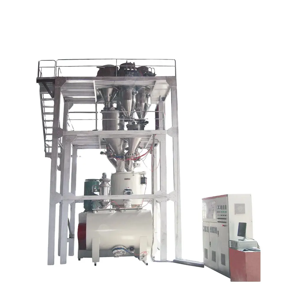 Centralized feeding weight system Completely automatic compound mixing system