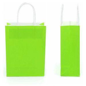 High Quality Kraft Paper <b>Small</b> <b>Gift</b> Bags with Handles Party Shopping Bulk Recyclable Multi-purpose High Quality Kraft Paper Bag - Product Image 2