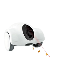Distributeur de friandises intelligent pour chien avec caméra 1080P HD, robot pour animaux de compagnie Wifi, télécommande laser, audio bidirectionnel, jouet compagnon automatique