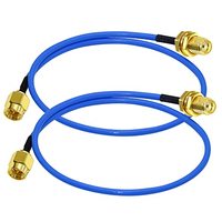 Câble d'extension SMA 3 pieds, connecteur SMA mâle à mâle à angle droit, câble coaxial RG316