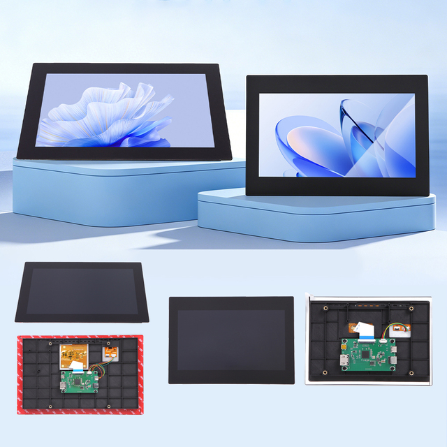 Touch Screen Monitor Display 7 Inch 10.1 Inch Rectangle Open Frame LCD Module Compatible with the Raspberry Pi Board