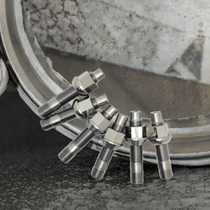 Écrous de roue hexagonaux personnalisés Gr5 M12x1.25x75mm et boulons avec finition PVD, kit de goujons en titane, pièces de voiture de course - Product Image 3