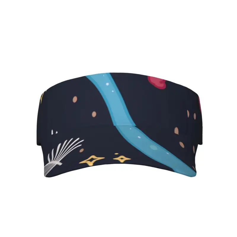 JX High Quality Fashion Visors With Elastic Band Oem Custom Printing Soft Sports Visor Cap Golf Sun Visor Cap Hat