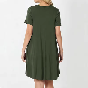 Super doux non transparent casual vêtements quotidiens été dames femmes maternité t-shirt <span class=keywords><strong>robe</strong></span> - Product Image 6