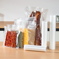 Rouleau de sacs sous vide gaufrés PA, film nylon haute barrière, qualité alimentaire, pour viande, fromage, cuisson sous vide