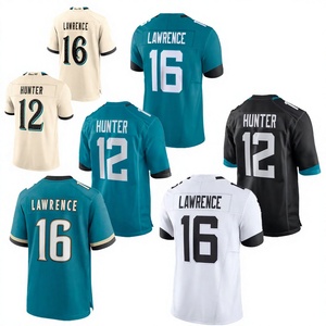 Maillot de football américain personnalisé brodé à manches courtes, pull-over pour joueur, tenue d'équipe - Product Image 3