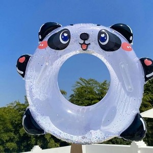 Flotador Inflable de PVC con Forma de Panda, 70cm, Impermeable, Portátil y Ecológico, con Diseño Brillante para Niños - Product Image 2