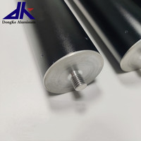 Jambe de table ronde en tube rond en aluminium à poids élevé avec filetage mâle M10 pour jambes de chaise de bureau