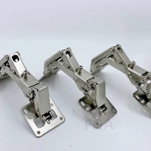 Acier laminé à froid de haute qualité, finition nickel, angle réglable à 165 degrés, fermeture douce, dissimulé, pour meubles de cuisine et scolaires - Product Image 2