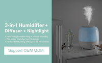 2025 OEM Portable petit 2L 2.5 litres facile à nettoyer Babybreath Cool brumisateur bébé air humidificateur à ultrasons pour la maison chambre chambre