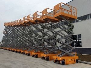 מצב חדש פלטפורמת עבודה להרים ידני מיני: 0.3t 1t קיבולת t 2t, 3-9 גובה, גובה מנוע חשמלי מונע עם משאבת מנוע - Product Image 5