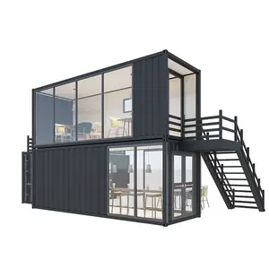 Высокое качество 1 спальня сборный жилой контейнерный дом дешевая цена минималистский дизайн Отель офисный складной дом 3D модель