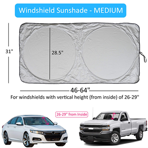 Hot Sale Customized Car Sunshade for Front Windshield Car <b>Window</b> Sunshade Manufacturer Portable Car Sun <b>Shade</b> - Product Image 4