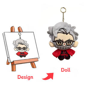 Llavero de Peluche Personalizado Sin Pedido Mínimo Mini Peluches Anime Colgante Suave - Product Image 1