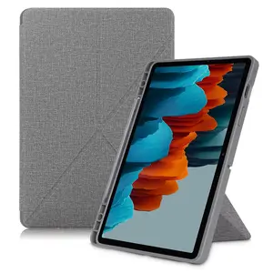 NET-CASE PU leather Tablet Case for Samsung galaxy tab S7 11 inch SM-T870/SM-T875 transformers with pen slot tablet shell