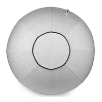 Polyester Boucle Tissu Personnalisé Écologique Lavable Couverture Yoga Ball 65cm Yoga Ball Chaise pour Bureau Gym Salon