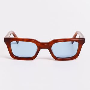 Gafas de Sol Personalizadas con Logotipo, Estilo Vintage 2025, Montura Pequeña para Hombre y Mujer, UV400, Acetato, Cuadradas, Polarizadas - Product Image 2