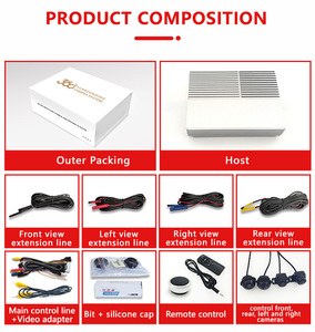 Wemaer 1080P HD 3D đầy đủ Surround xem hệ thống màn hình 360 độ Xe BIRD xem máy ảnh đối với Honda VW TOYOTA FORTUNER Hilux Revo - Product Image 5