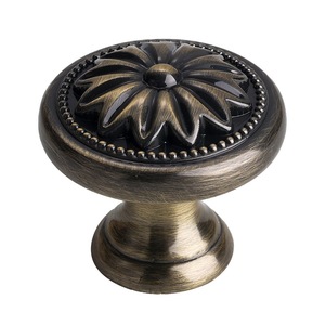 Lianlong Zinc Alloy Handle 3027 Spherical Single Hole Cabinet <b>Door</b> <b>Knob</b> - Product Image 5