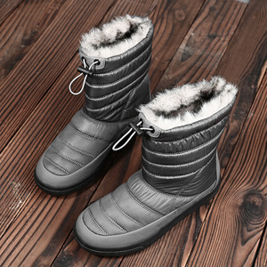 New Models Winter Wholesale Plus Size High Top Waterproof Fur <strong>Boot</strong> <strong>Woman</strong> Shoe Lady <strong>slip</strong> on Snow <strong>Boots</strong> Cheap Brand Ankle &amp; Bootie - Product Image 4
