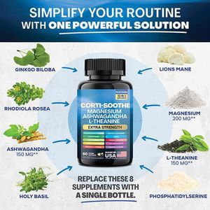 Doğrudan fabrika kaynağı TikTok sıcak satış ashashandha magnezyum + Inositol <span class=keywords><strong>d</strong></span>-chiro-inositol kapsüller yetişkinler için D3 K2 vitamini - Product Image 2