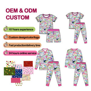 กล่องสุ่มชุดนอนเทอร์รี่แบมบู ขายส่งแบบพร้อมส่ง ดีไซน์หลากหลาย พร้อมตัวละครพิมพ์ลายแบบสุ่ม - Product Image 1