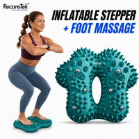 Alat Olahraga Stepper Tangga Tiup Portabel untuk Latihan Harian Bentuk Ringkas Pasokan Massal Bantalan Udara Alat Bantu Lansia