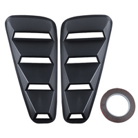 Panneau de ventilation latéral pour fenêtre de voiture Ford Mustang 2005-2014, en ABS noir mat, cache de fenêtre, pièces de carrosserie, vente en gros