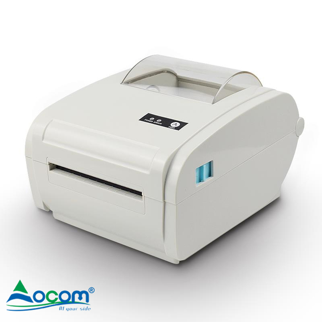 OCBP-010 OCOM Direct Thermal Label Printer White Color Barcode Sticker Machine for Supermarket in Stock