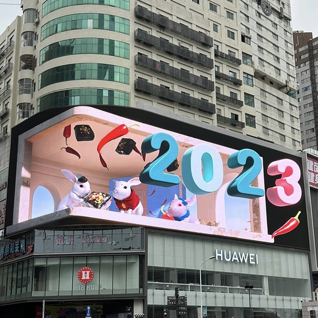 Naked-eye 3D LED Display Screen Energy Saving Curved LED Video Wall Outdoor Video Wall Advertising Led Display Screen