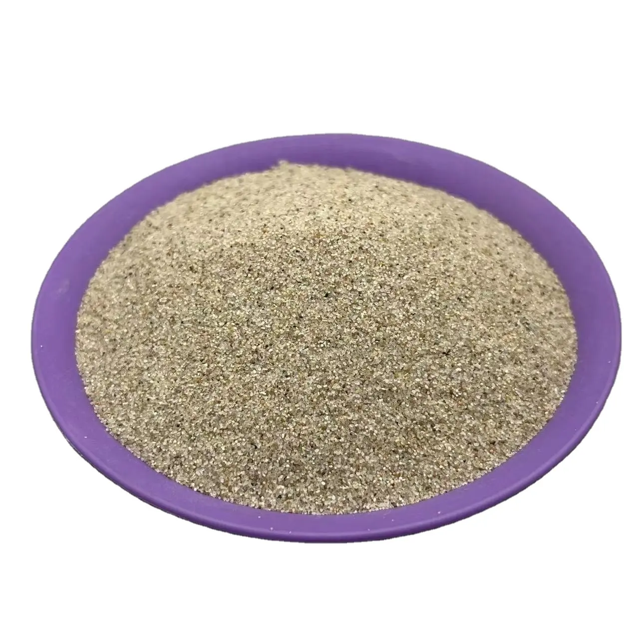 Les fabricants de sable de silicium fournissent du sable enduit de coulée métallurgique de sable de quartz rond de haute qualité