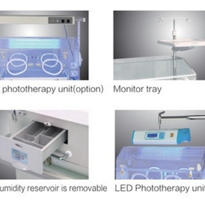 Hospital Medical Neonatal Incubator Optional <b>LED</b>/<b>Tube</b> Phototherapy Baby Incubator Infant Care Equipment BI-30B(S) - Product Image 3