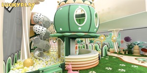 LUCKYPLAY Parque de Aventuras Infantil Interior, Tobogán Natural, Modelo de Parque de Aventuras, Certificado CE, Tamaño Personalizado - Product Image 3